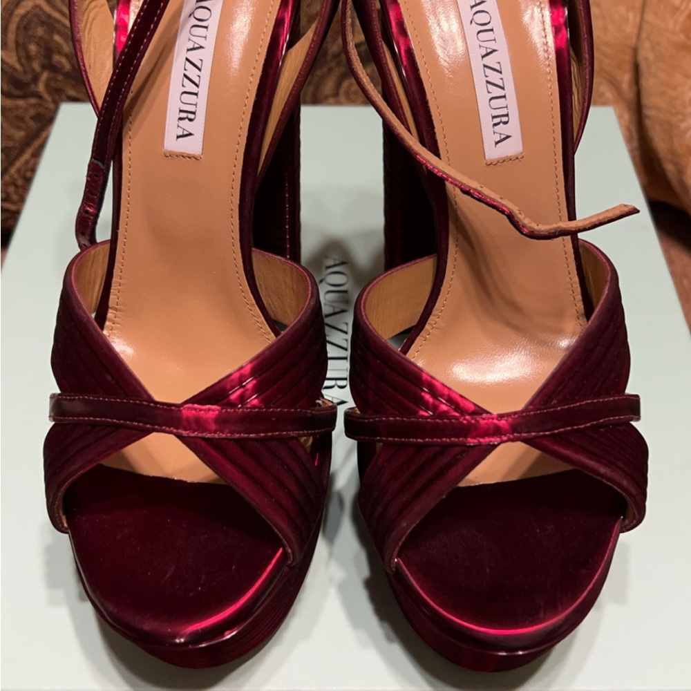 AQUAZZURA Sundance Plateau 140 Heels